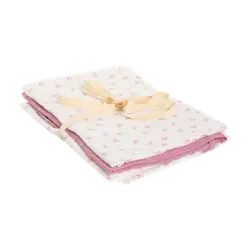 Muslinfilt (3‑pack) – Mauve Orchid – 65x65 | Barnrum - Textilier - Muslinfiltar | BabyMode