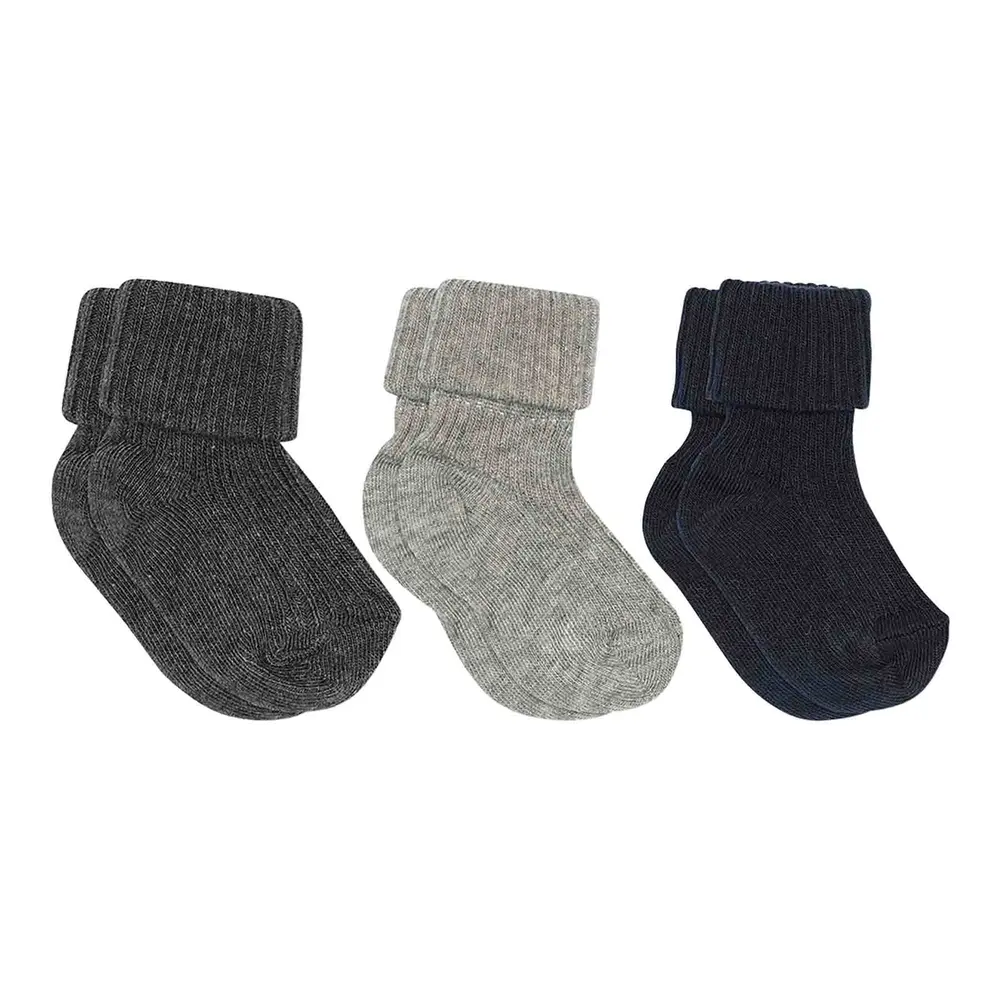 Rib Babystrumpor 3-pack - Multi - 25/28 | Barnkläder - Strumpor & strumpbyxor - Strumpor | BabyMode