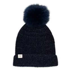 Svaneke mössa - Pompons - Navy | Kläder - Mössor, vantar och tossor - Mössor & balaclavas | BabyMode