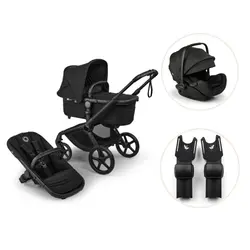 Fox 5 Renew inkl. Otter by Nuna och adapter - Black/Heritage Black | Barnvagnar | BabyMode