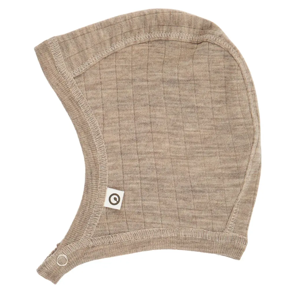 Babymössa Woolly Merinoull - Balsam Melange - 44/50 | Barnkläder - Ull - Ullmössor, ullvantar och ulltossor | BabyMode