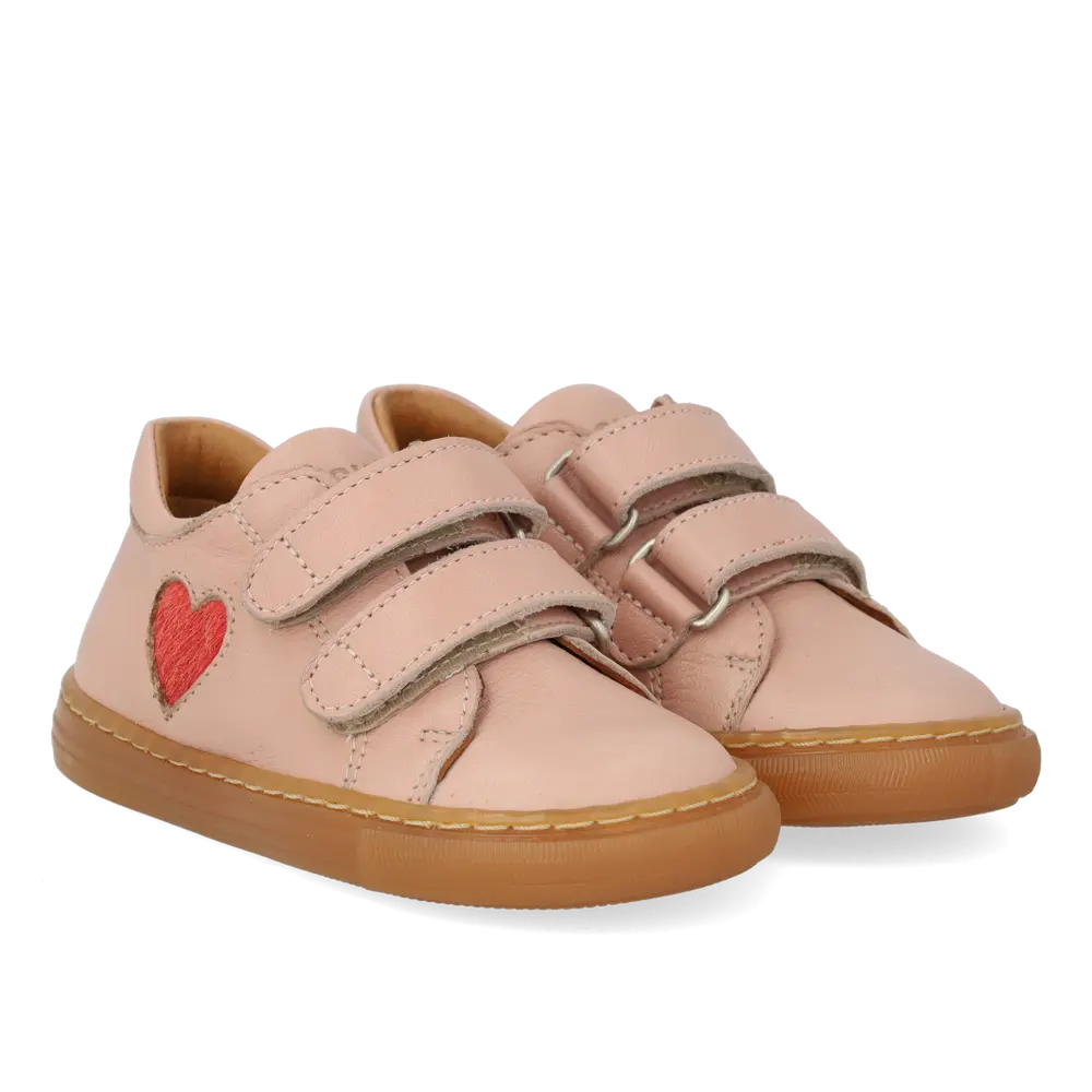 Sneaker m. Pony Hjärta - Rosebud/Coral Pony - 21 | Barnskor - Lära-gå-skor & prewalkers - Lära-gå-skor | BabyMode