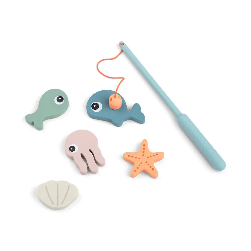 Bad- och fiskeleksaker Sea friends Färgmix | Leksaker - Vattenlek - Badleksaker | BabyMode