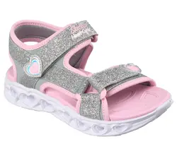 Heart Lights Sandals - Silver | Skor - Sandaler - Sandaler med öppen tå | BabyMode