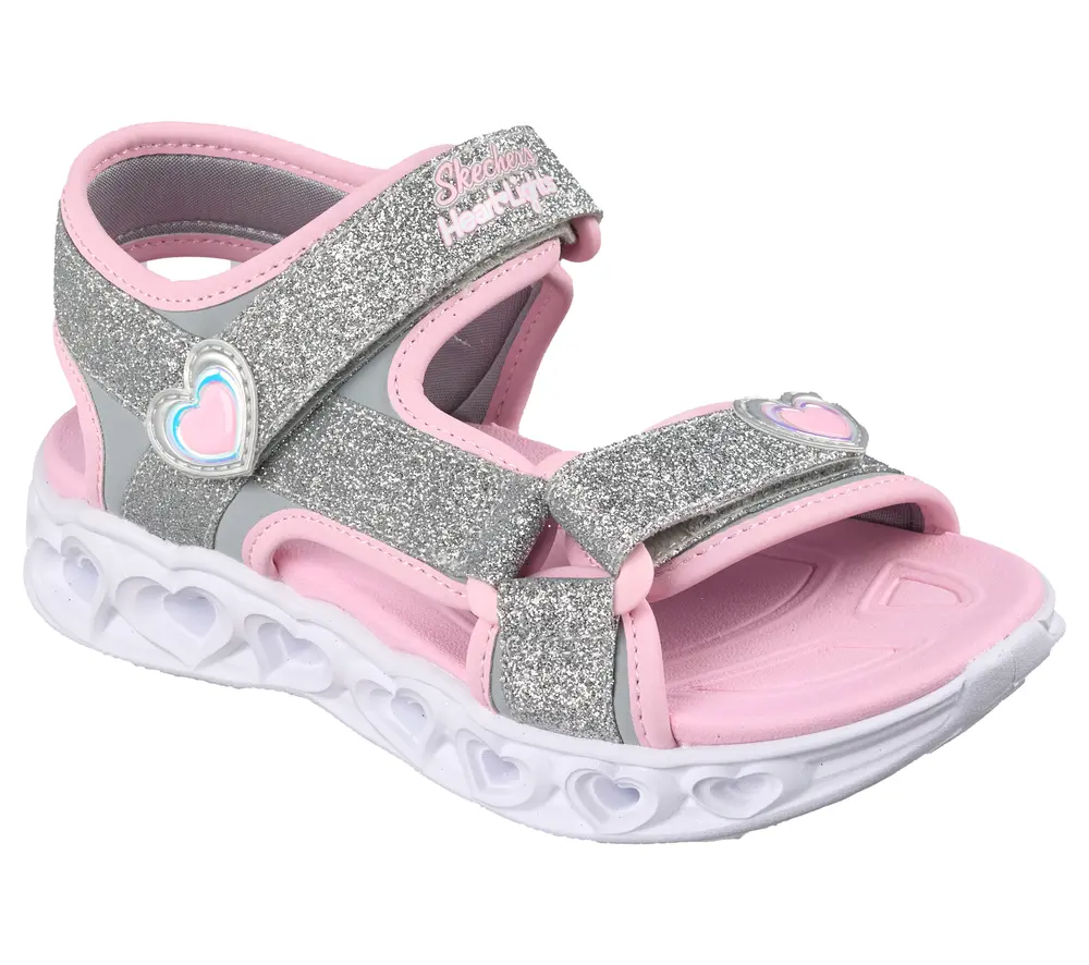 Heart Lights Sandals - Silver - 27 | Barnskor - Sandaler - Sandaler med öppen tå | BabyMode