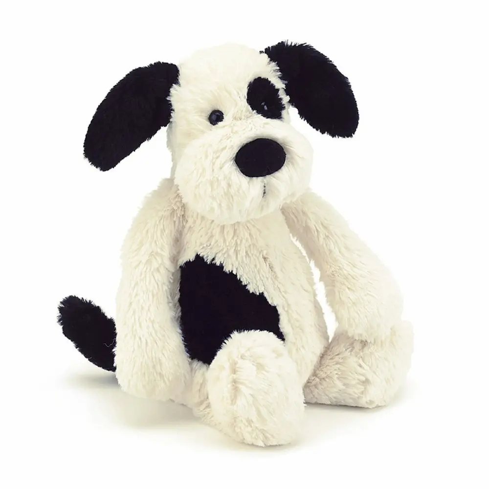 Bashful hund, sort/creme 31 cm