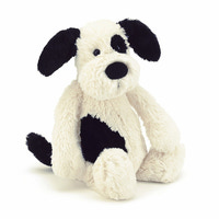 Bashful hund, sort/creme 31 cm