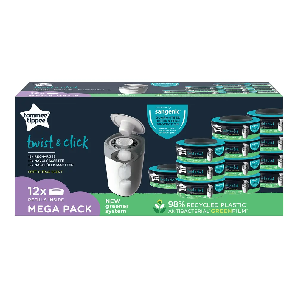Twist Click 12-pack refill | Baby & Barn - Sköta - Blöjhinkar & refillpåsar | BabyMode