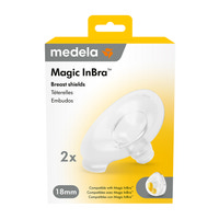 Magic InBra brösttrattar 18 mm, 2-pack