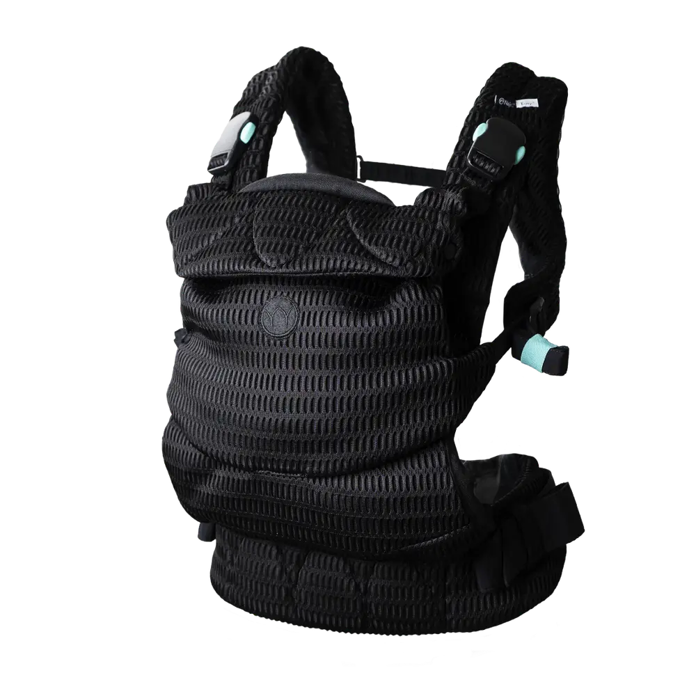 Najell Easy Vol 2 Bärsele Mesh - Jet Black | Baby & Barn - Bärselar & bärsjalar - Bärselar | BabyMode