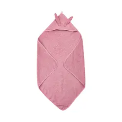 Badcape Organic Old Rose | Baby & Barn - Sköta - Badrockar, ponchos & badlakan | BabyMode