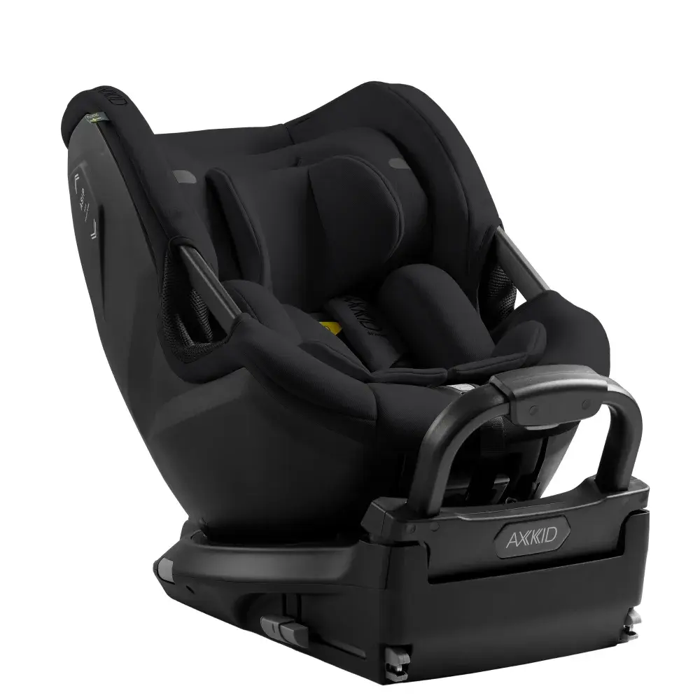 Axkid Spinkid 2 Bilbarnstol - Costal Storm Black | Bilbarnstolar - Bakåtvända bilbarnstolar 9-36 Kg - Bakåtvända bilbarnstolar upp till 23 kg | BabyMode