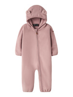 Name It Meeko Fleece Overall - Woodrose