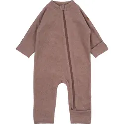 Overall Bomull/Fleece - Burlwood Melange | Kläder - Ytterplagg - Softshell & fleece - Fleece | BabyMode