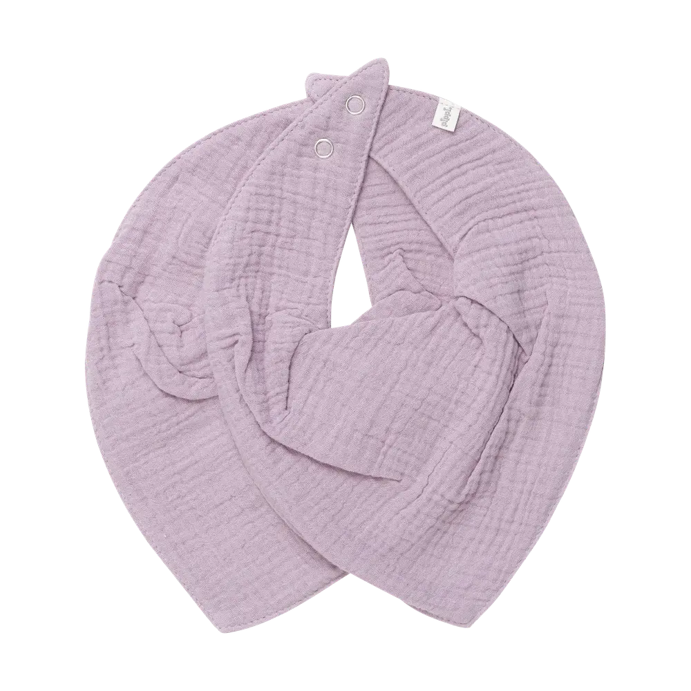 Muslin-haklapp (2-pack) - Nirvana - ONESIZE | Barnkläder - Tillbehör accessoarer - Dregglisar | BabyMode