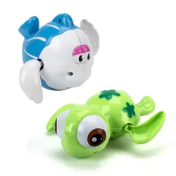 Dragdjur Badleksaker - Sköldpadda Grön/Fisk Blå | Leksaker - Vattenlek - Badleksaker | BabyMode