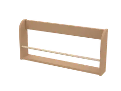 Bokhylla Dots 75x345 - Latte | Barnrum - Förvaring - Vägghyllor | BabyMode