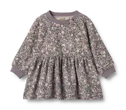 Dorthea Jersey Klänning- Purple stone flowers | Kläder - Toppar - Klänningar - Klänningar | BabyMode