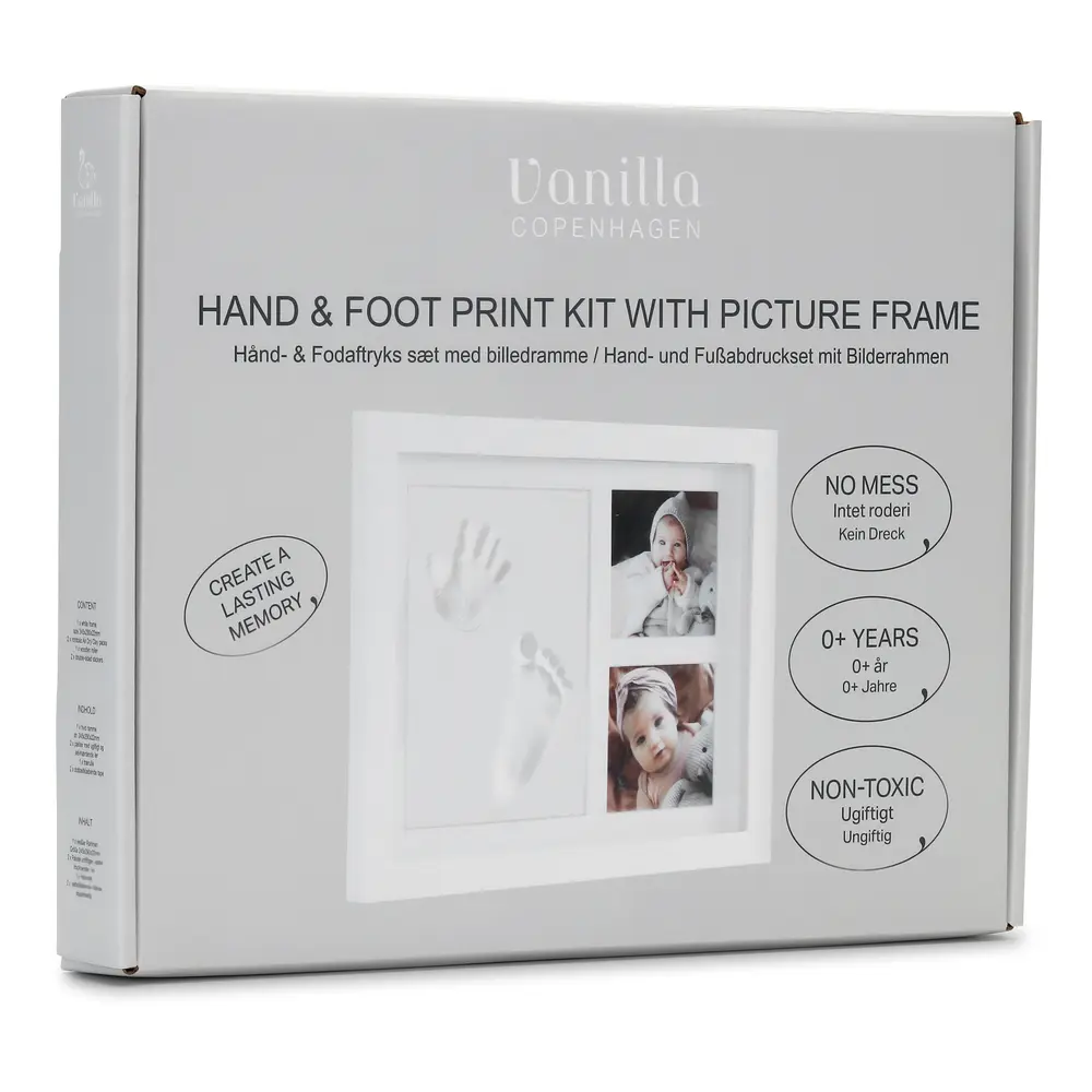 Hand & Fotavtryck Set med Bildram | Leksaker - Kreativ lek - Hand- och fotavtryck | BabyMode