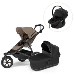 Urban Glide 3 + Liggdel + Maple - Taupe/Black | Barnvagnar | BabyMode
