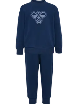 Jersey Sweatsuit Bee - Dress Blue | Kläder - Set & Multipack - Träningsoverall | BabyMode