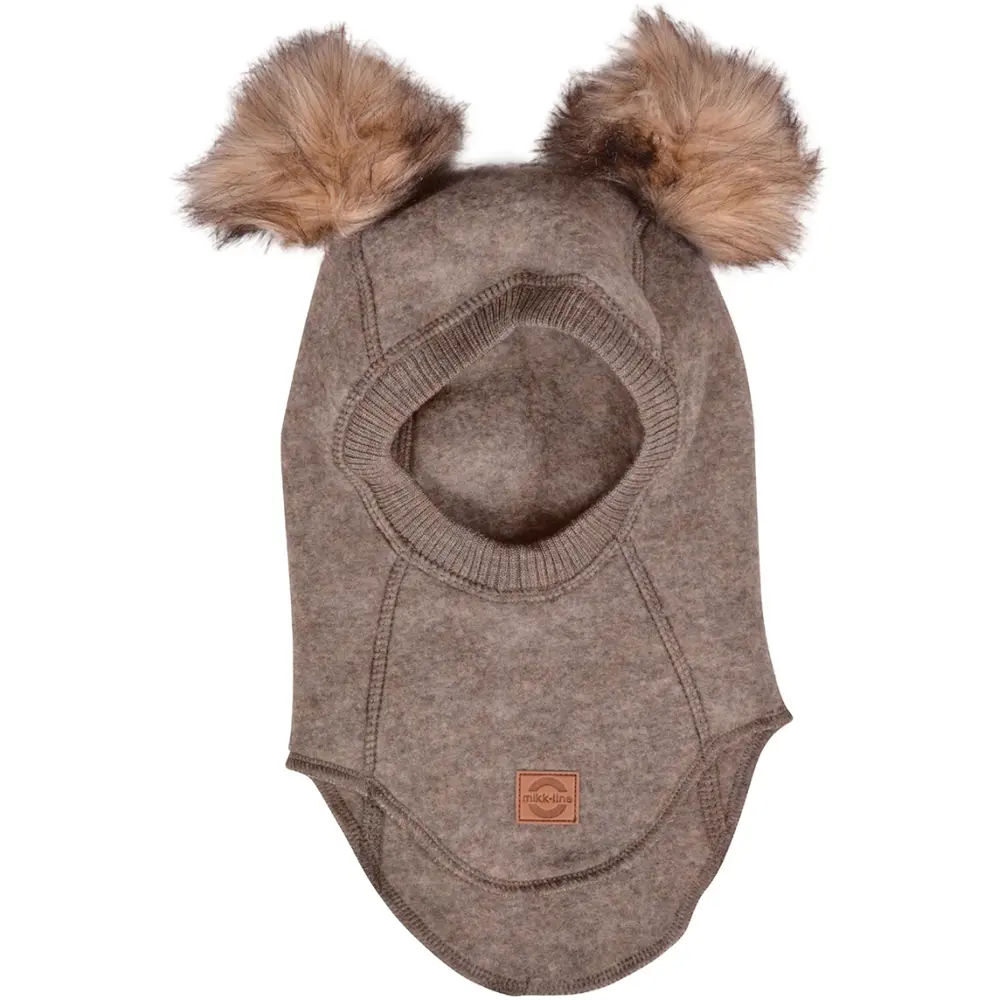 Balaclava med Öron Ull - Melange Denver - 74/80