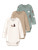 Name It Hund Långärmad Body 3-Pack - Green Milieu