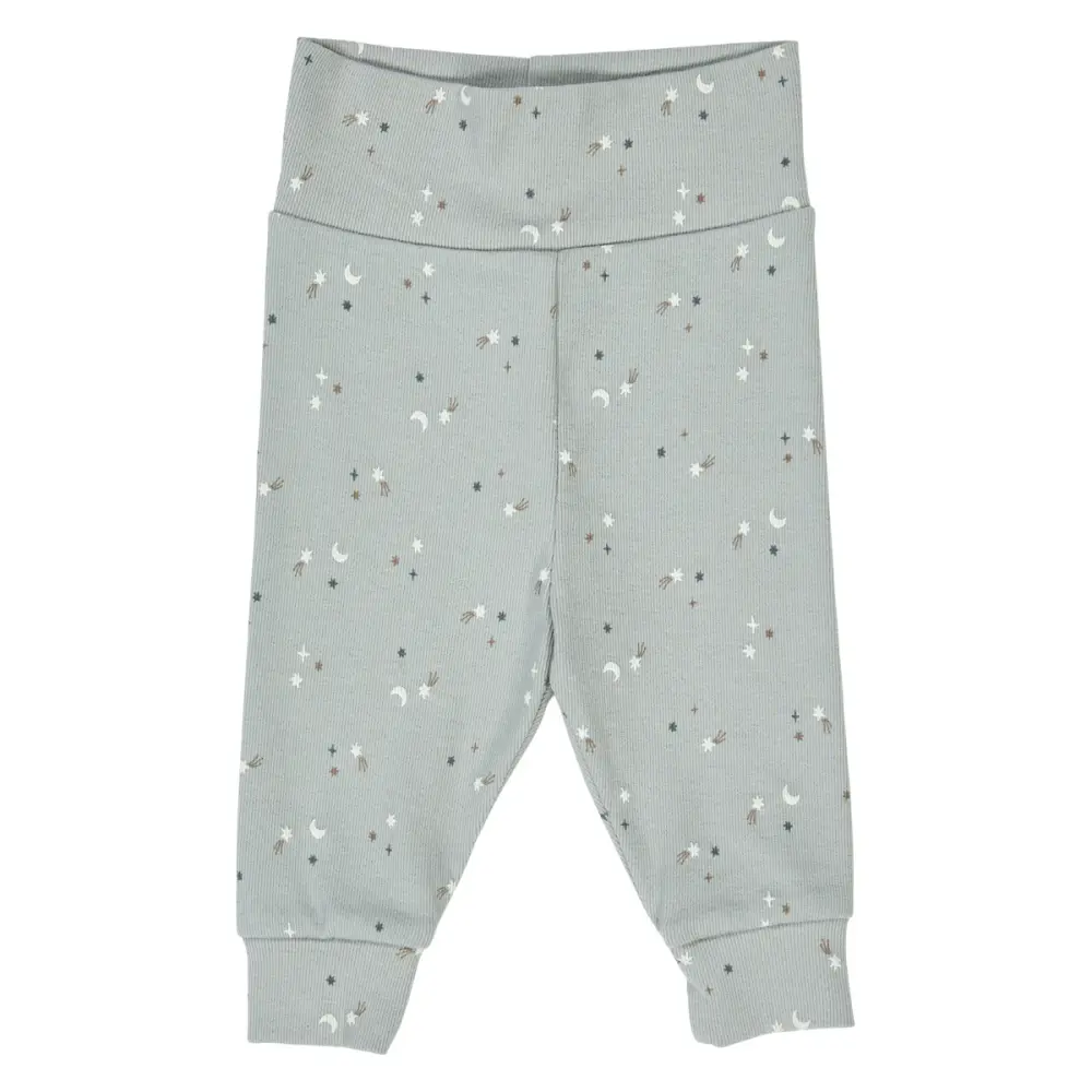 Byxor Stars Rib - Jasmine Blue/ Walnut/ Stormy Blue - 56 | Barnkläder - Underdelar - Byxor | BabyMode