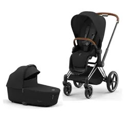 Priam Duovagn - Sepia Black/Chrome Brown | Barnvagnar | BabyMode