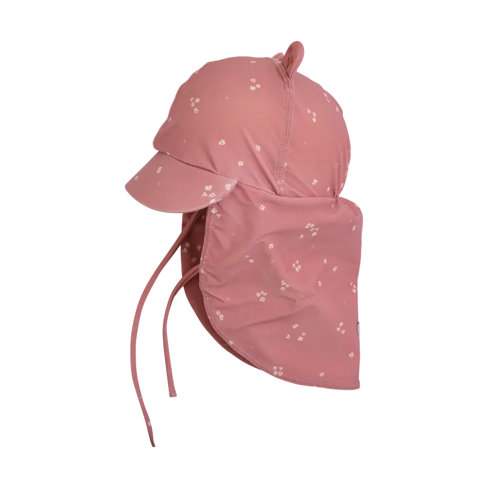 Solhatt m. Öron - UPF 60+ - Ash Rose - 12-24 MDR.