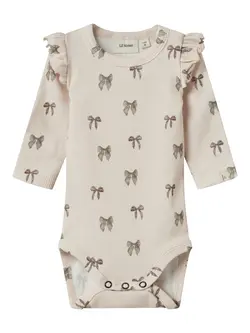Långärmad Body Gavo Slim - Silver Peo | Kläder - Bodys & overaller - Långärmad body | BabyMode