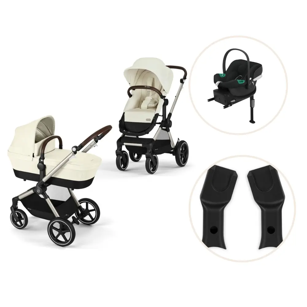 Cybex Eos Lux Barnvagn - Seashell Beige/Light Beige