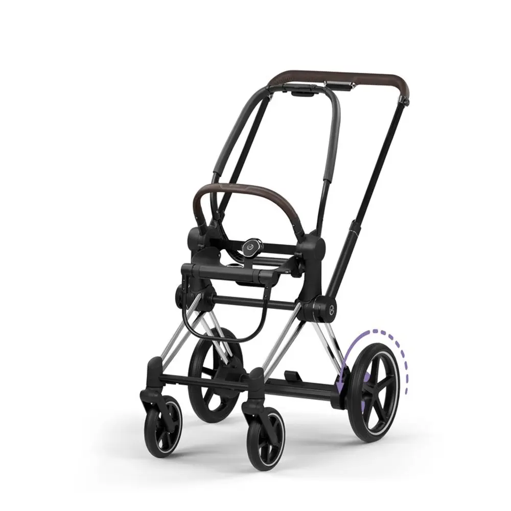 Cybex ePriam Style Chassi - Chrome Brown