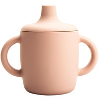Silikone kop med drikketud - terra cotta