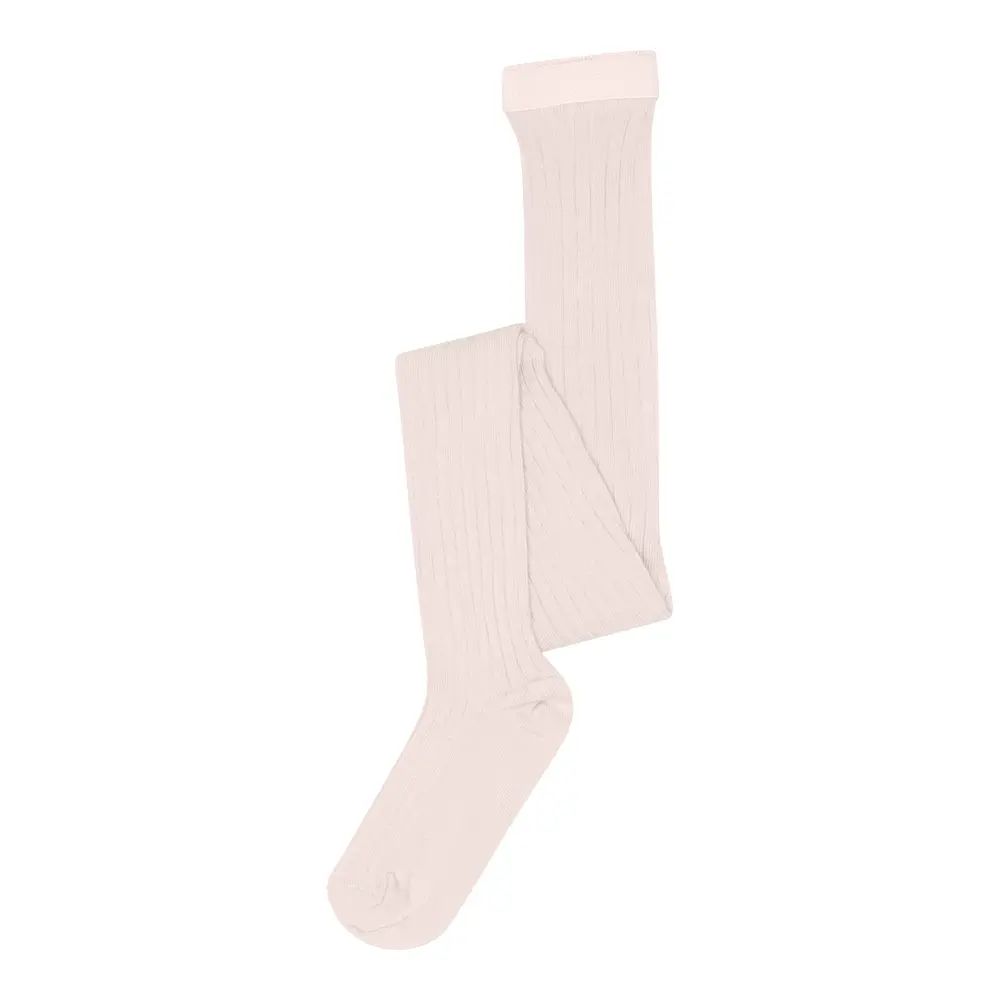 Basic Rib Strumpbyxor - Cherry Blossom - 90 | Barnkläder - Strumpor & strumpbyxor - Strumpbyxor | BabyMode
