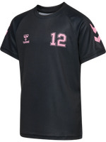 Shimmer t-shirt - Black bridal rose