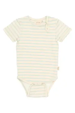 Sun Kortärmad Body - Winter Sky Striped | Barnkläder - Bodys & overaller - Kortärmad body | BabyMode