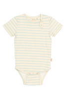 Sun Kortärmad Body - Winter Sky Striped