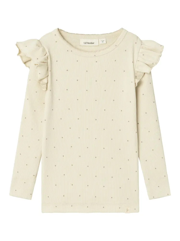 Gago kuo ls slim bluse - BIRCH - 92