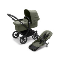 Donkey 5 Mono/Singelvagn Complete - Black/Forest Green