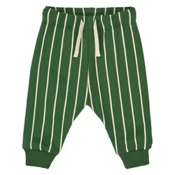 Sweatpants Pinstripe - Green Gables/Oak | Kläder - Underdelar - Byxor | BabyMode