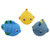 Badleksaker Fiskar 3-pack