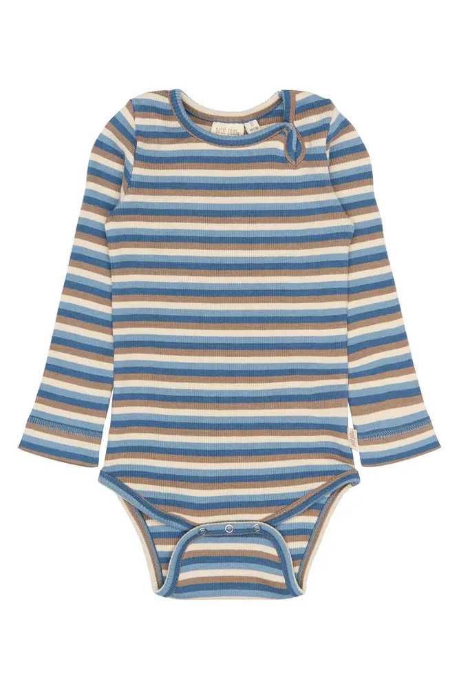Song Långärmad Body - Infinity Multistriped - 92 CM