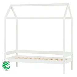 ECO Comfort Husformad säng 70x160 cm. - vit | Barnrum - Barnsängar & vaggor - Barnsängar | BabyMode