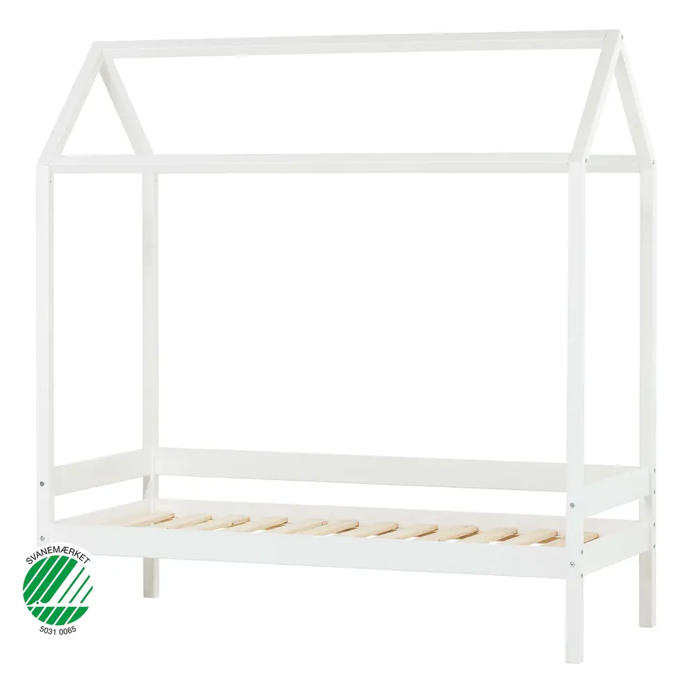 ECO Comfort Husformad säng 70x160 cm. - vit | Barnrum - Barnsängar & vaggor - Barnsängar | BabyMode