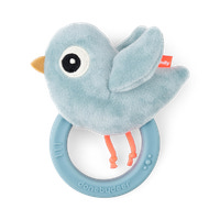 Skallra med Bitring Birdee - Blue