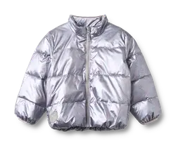 Ullu Lättvikts Puffer Jacka - Silver sky flower | Kläder - Ytterplagg - Vår/Höstjackor | BabyMode