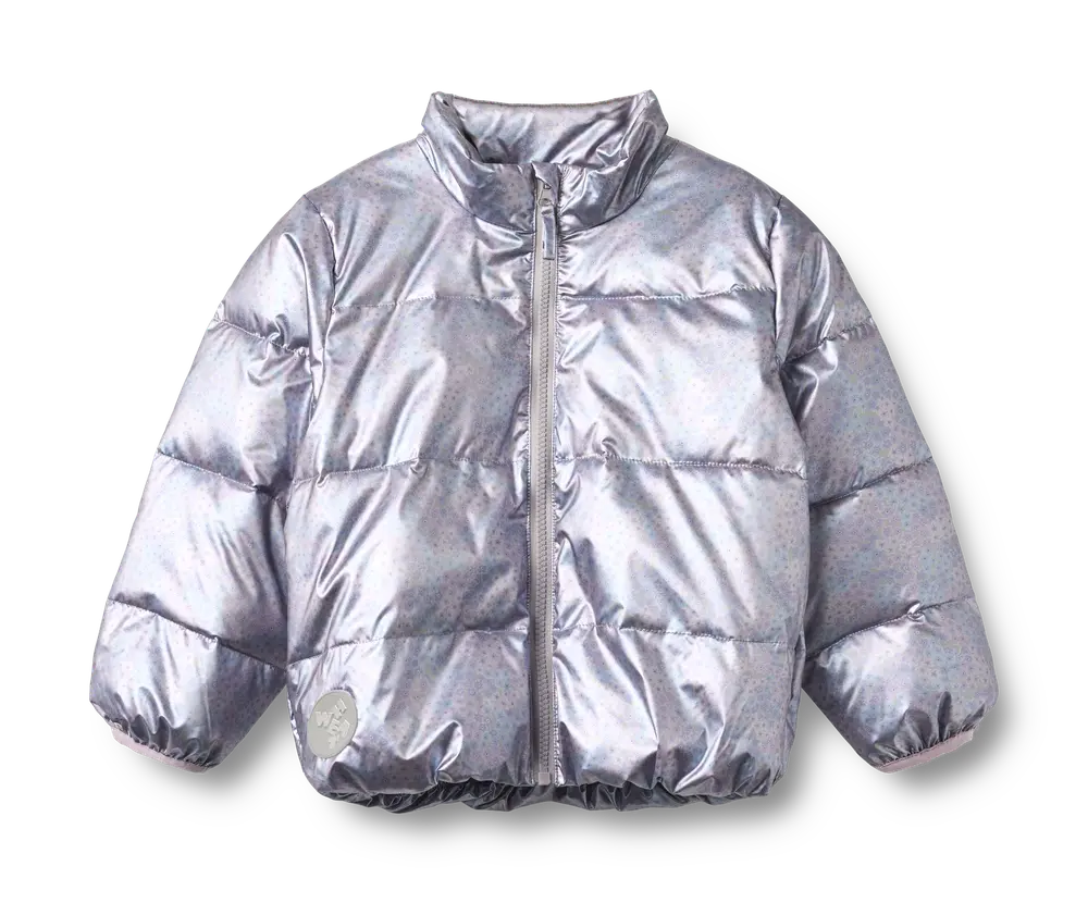 Ullu Lättvikts Puffer Jacka - Silver sky flower - 92 | Barnkläder - Ytterplagg - Vår/Höstjackor | BabyMode