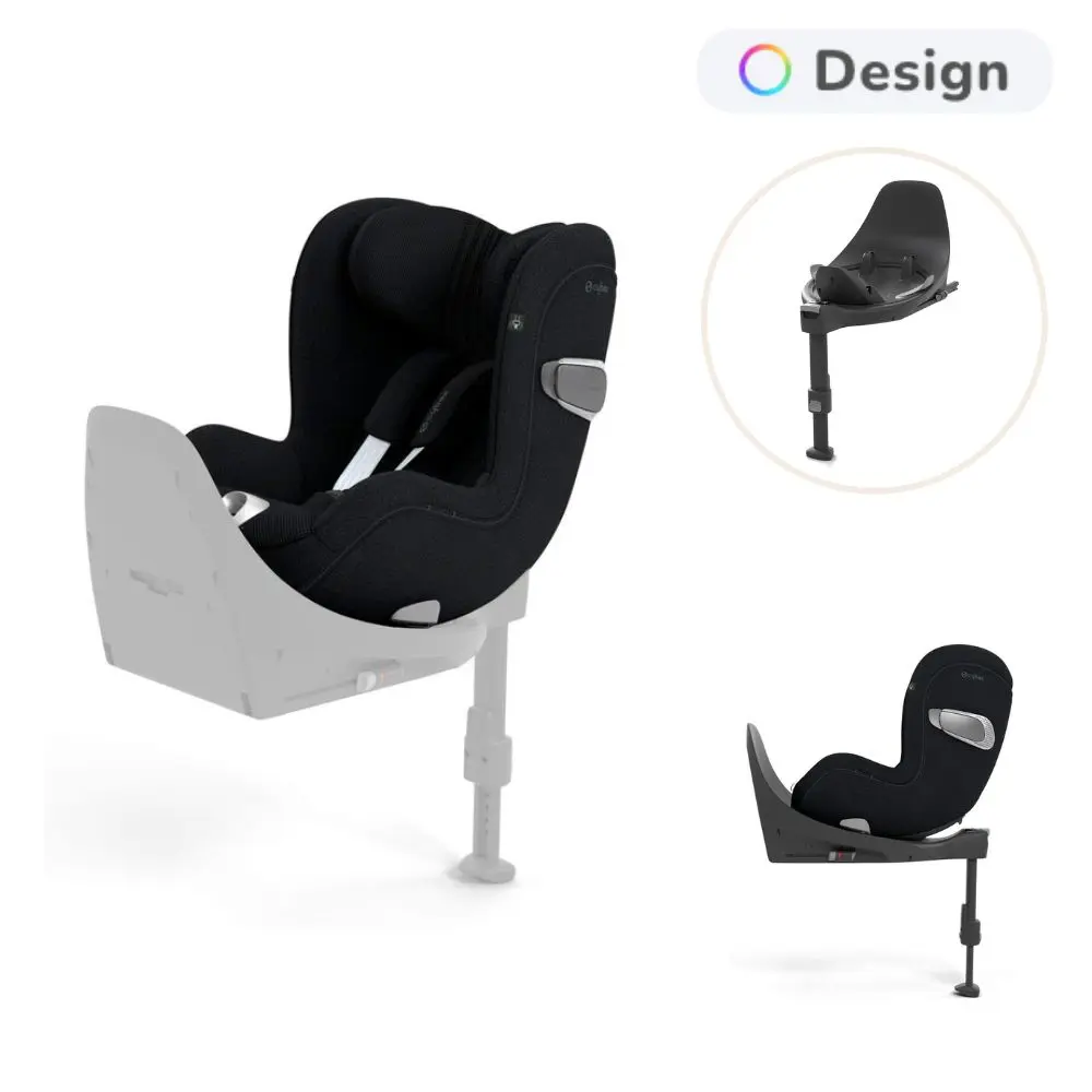 Cybex Sirona T i-Size PLUS Bilbarnstol inkl. bas - Sepia Black