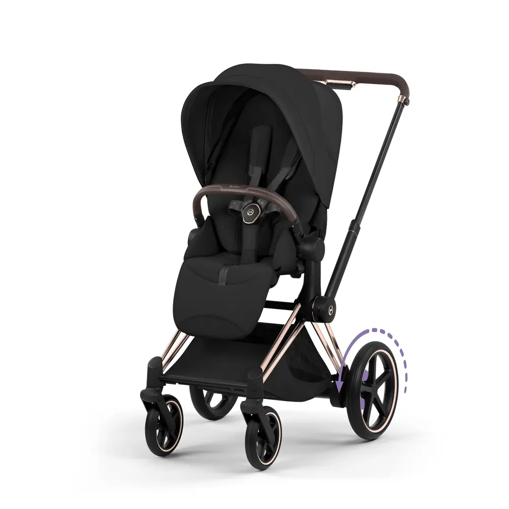 Cybex e-Priam Style Sittvagn - Cozy Beige/Rosegold